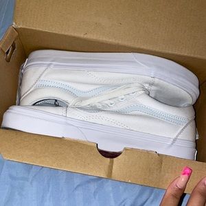 Vans old skool true white